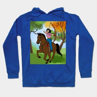 Archery With A Bow And Arrow Hoodie